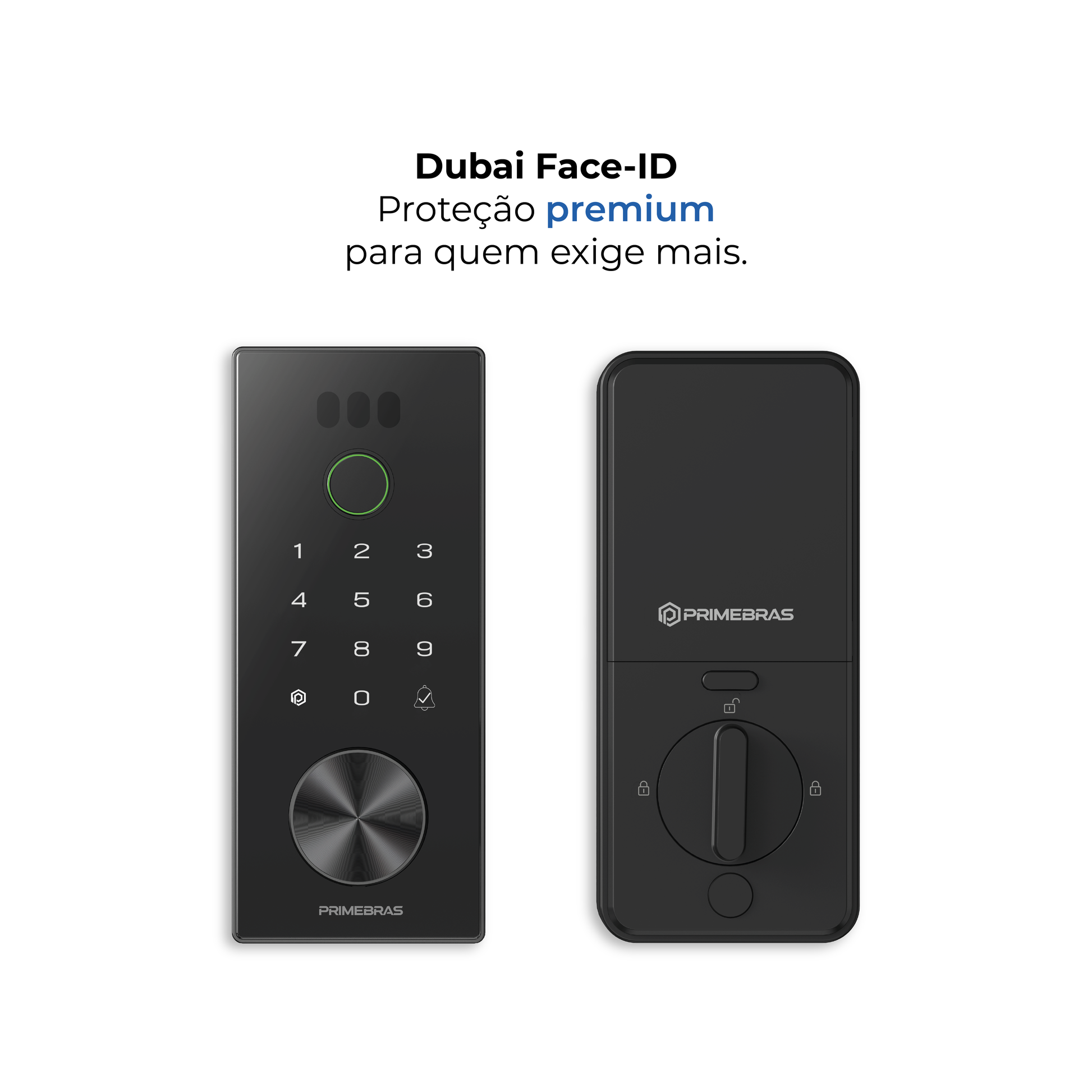 Fechadura Digital Dubai Face ID Primebras - imagem 2