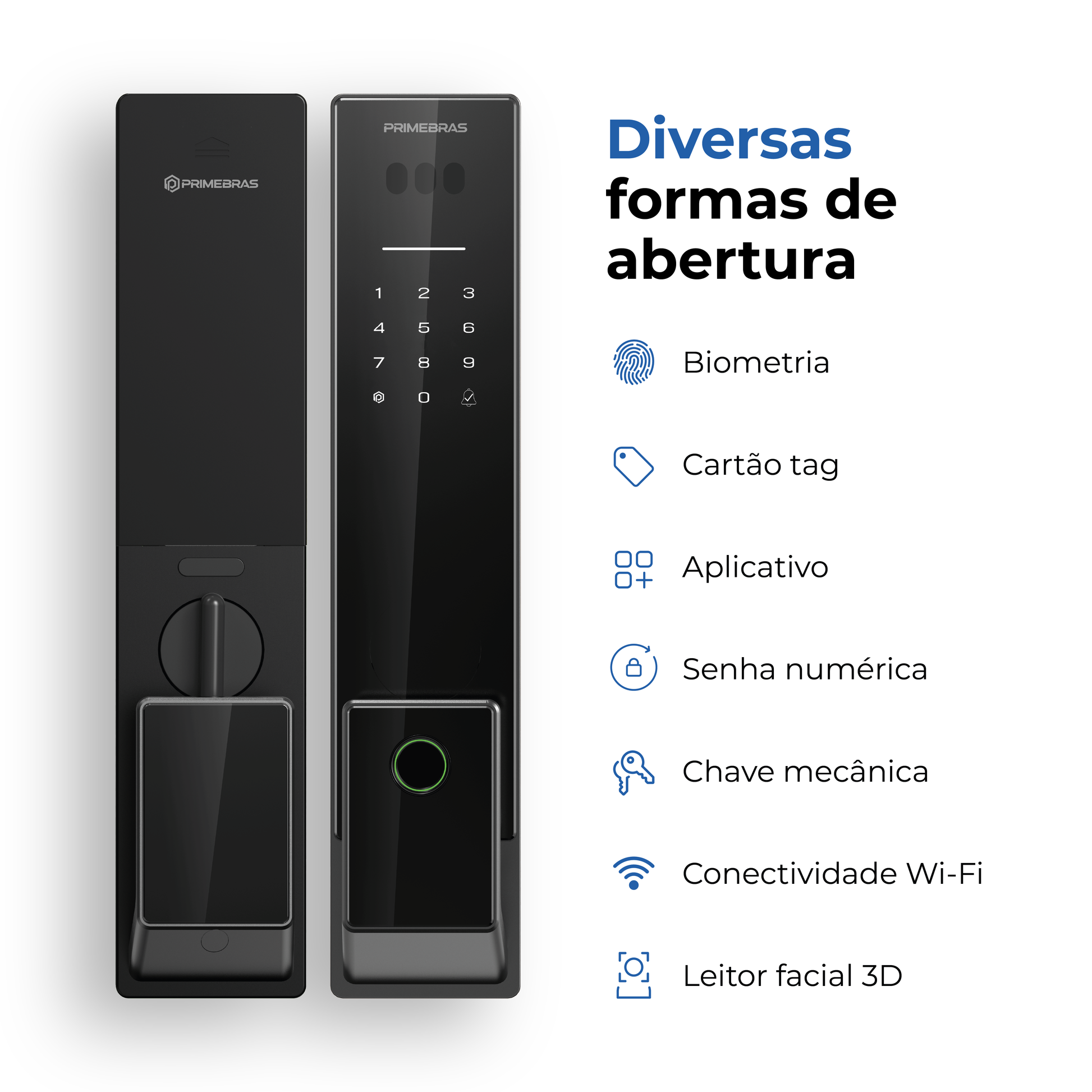 Fechadura Digital Doha Primebras - imagem 3